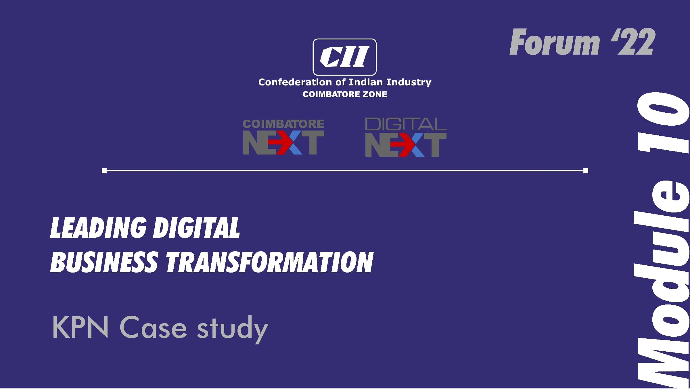 Module 10 – KPN Case Study