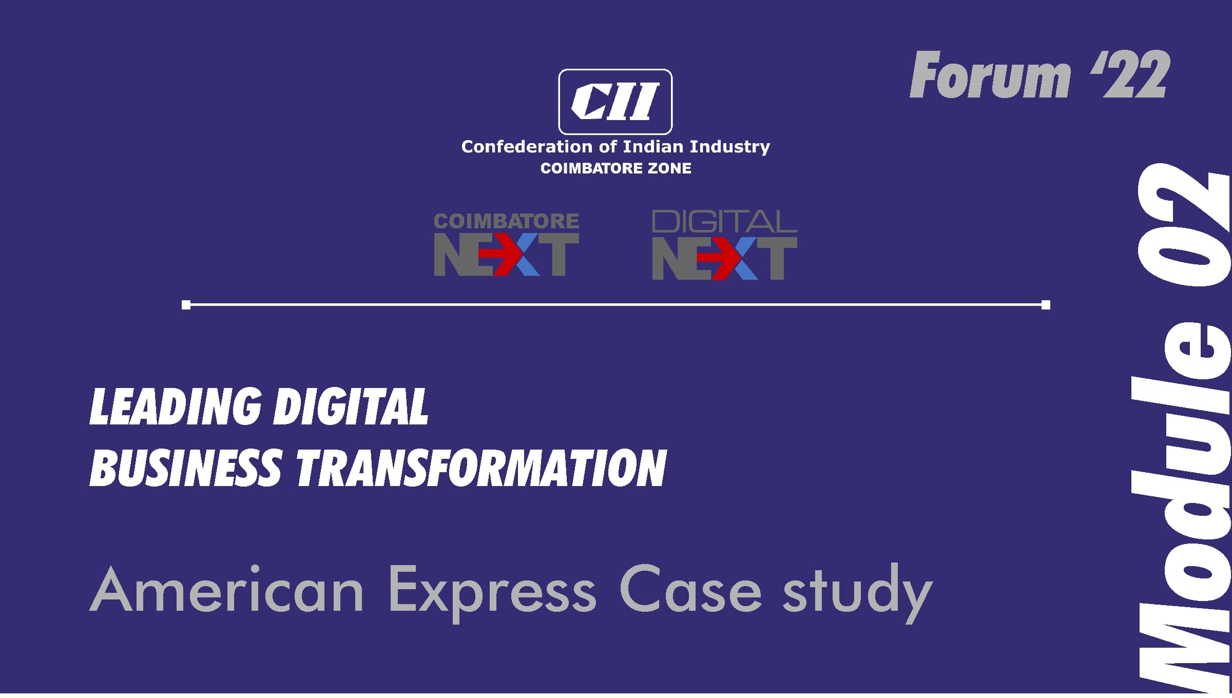 Module 2 – American Express Case Study