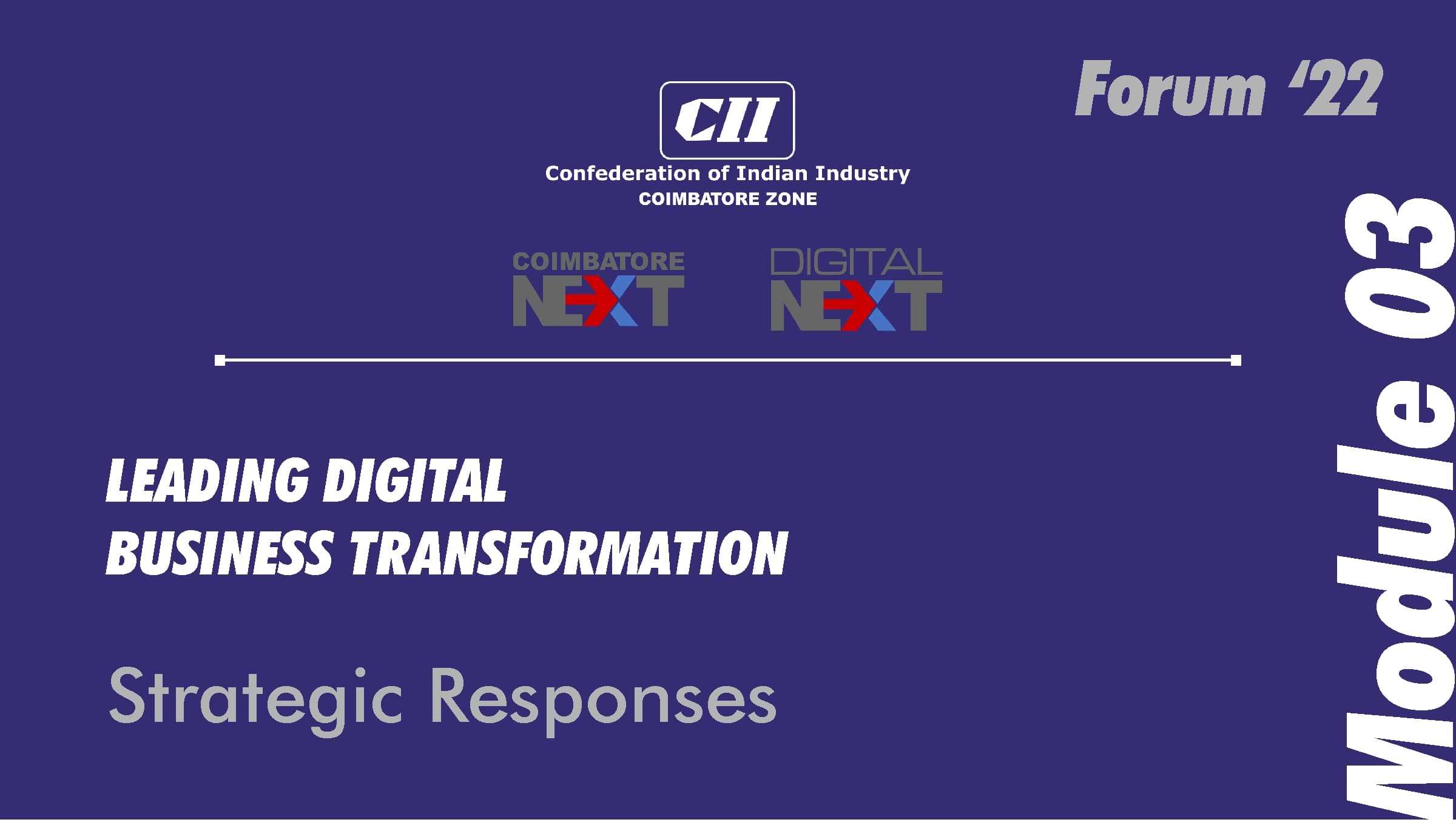 Module 3 – Strategic Responses